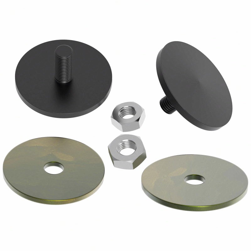 AIRCMT Inner Fairing Mirror Hole Plugs for Harley Touring Batwing  Street Glide/Electra Glide 1996-2016  Tri Glide 2009-2014  CNC 6061-T6 Aluminum  Black  2-Pack - Image 1